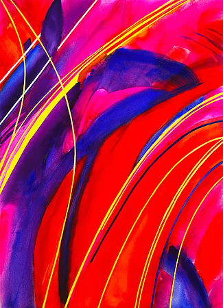 Red and Blue Galaxy